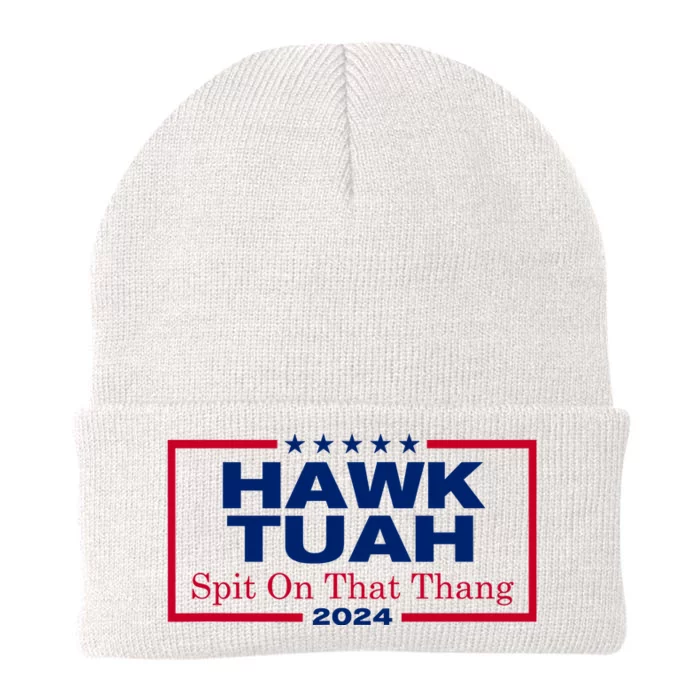 Hawk Tuah 24 Spit On That Thang Knit Cap Winter Beanie