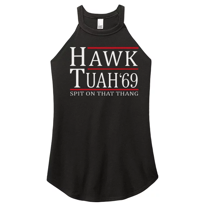 Hawk Tuah 69 Spit On That Thang Women’s Perfect Tri Rocker Tank