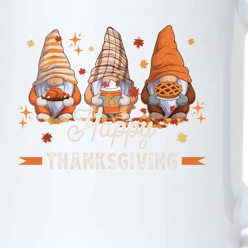 Happy Thanksgiving Autumn Gnomes With Harvest Gift Black Color Changing Mug