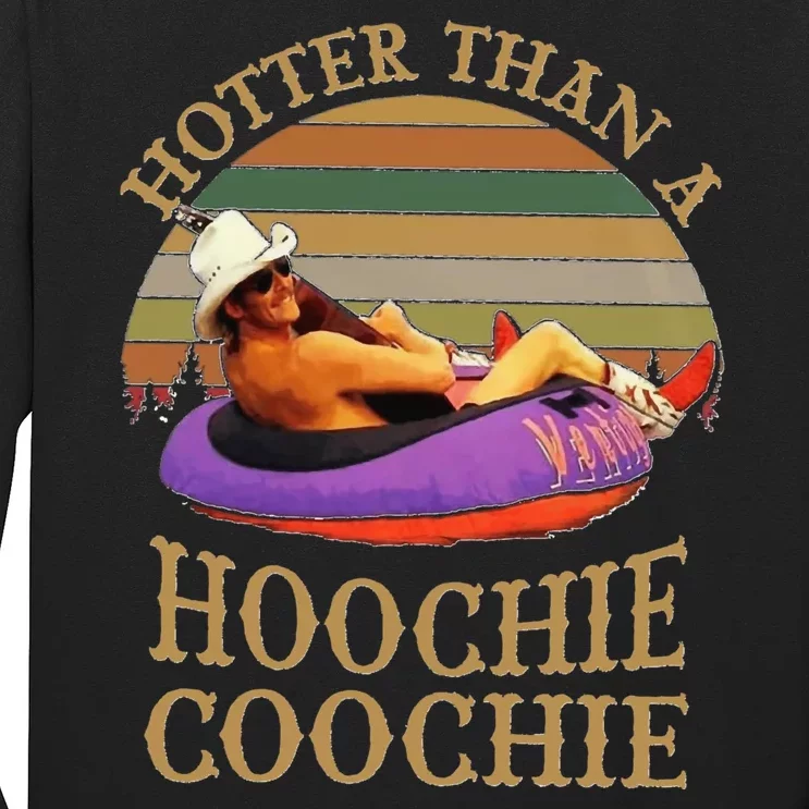 Hotter Than A Hoochie Coochie Chattahoochee Alan Jackson Vintage Long Sleeve Shirt