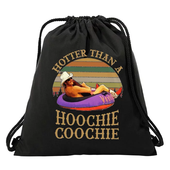 Hotter Than A Hoochie Coochie Chattahoochee Alan Jackson Vintage Drawstring Bag