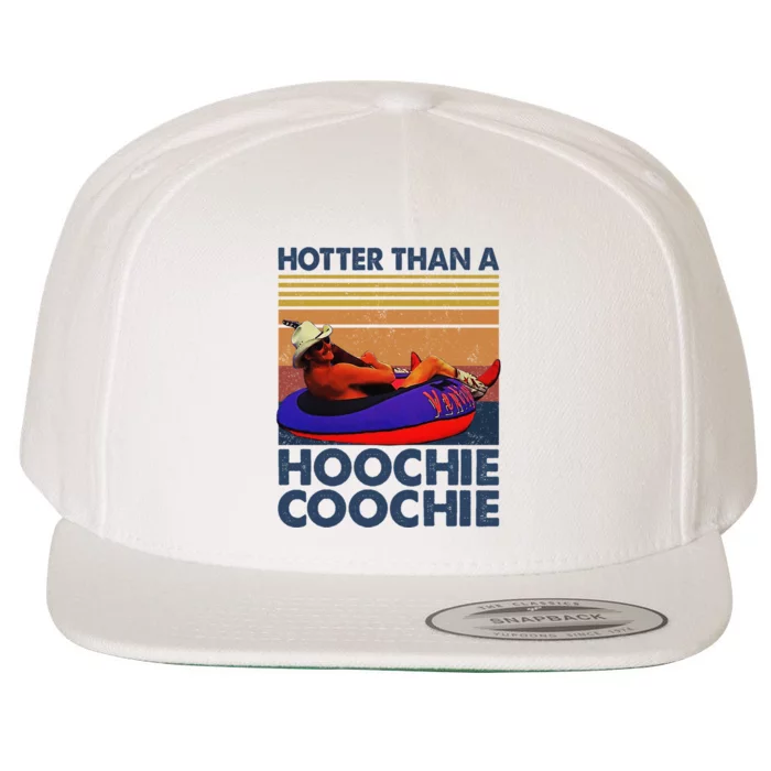 Hotter Than A Hoochie Coochie Alan Vintage Retro Wool Snapback Cap