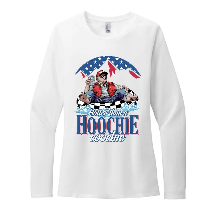 Hotter Than A Hoochie Coochie Funny Womens CVC Long Sleeve Shirt