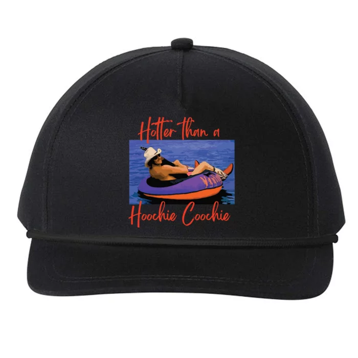 Hotter Than A Hoochie Coochie 90s Country Music Trendy Summer Snapback Five-Panel Rope Hat