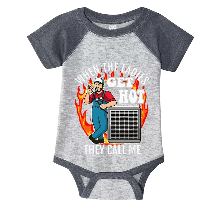 Hvac Technician Air Conditioning Engineer Tech Infant Baby Jersey Bodysuit