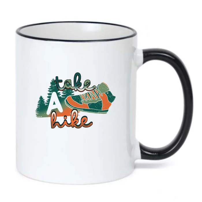 Hiking Take A Hike Hiking Mountain Camping Gift Black Color Changing Mug