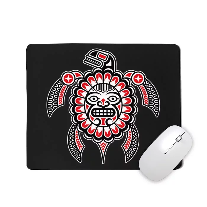 Haida Turtle American Indian Native America Indigenous Mousepad