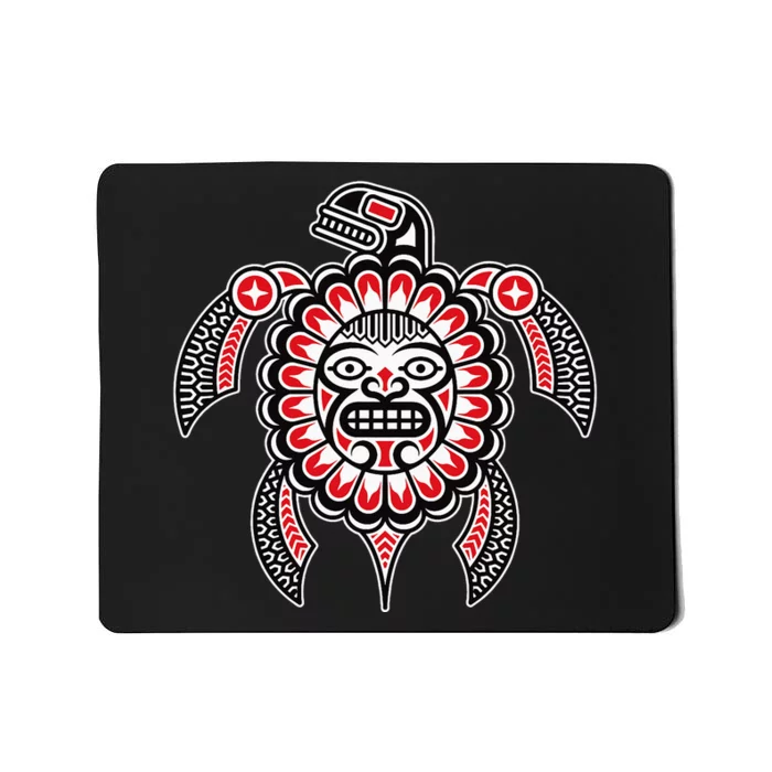 Haida Turtle American Indian Native America Indigenous Mousepad