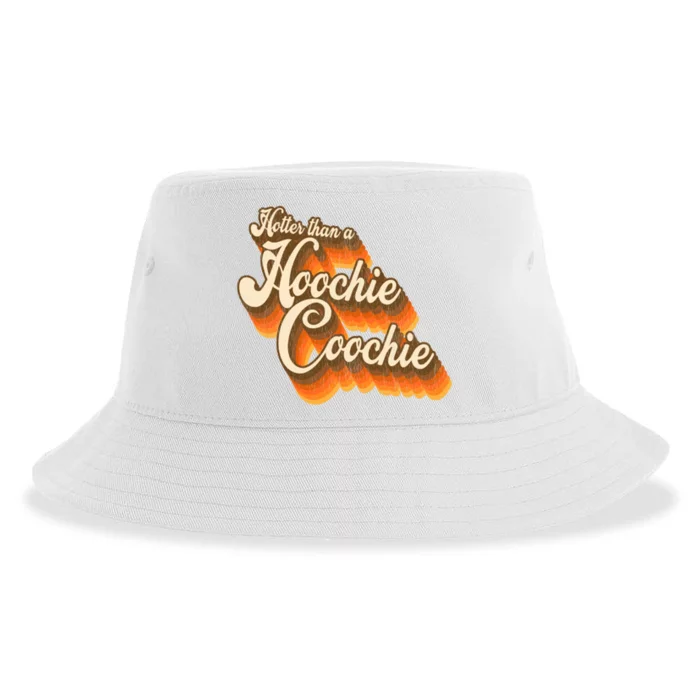 Hotter Than A Hoochie Coochie Vintage Sustainable Bucket Hat