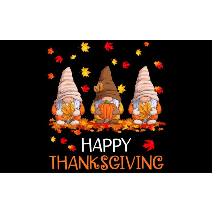 Happy Thanksgiving Autumn Fall Gnomes Bumper Sticker