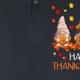 Happy Thanksgiving Autumn Fall Gnomes Softstyle Adult Sport Polo