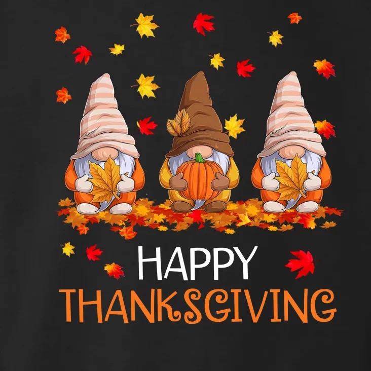 Happy Thanksgiving Autumn Fall Gnomes Toddler Hoodie