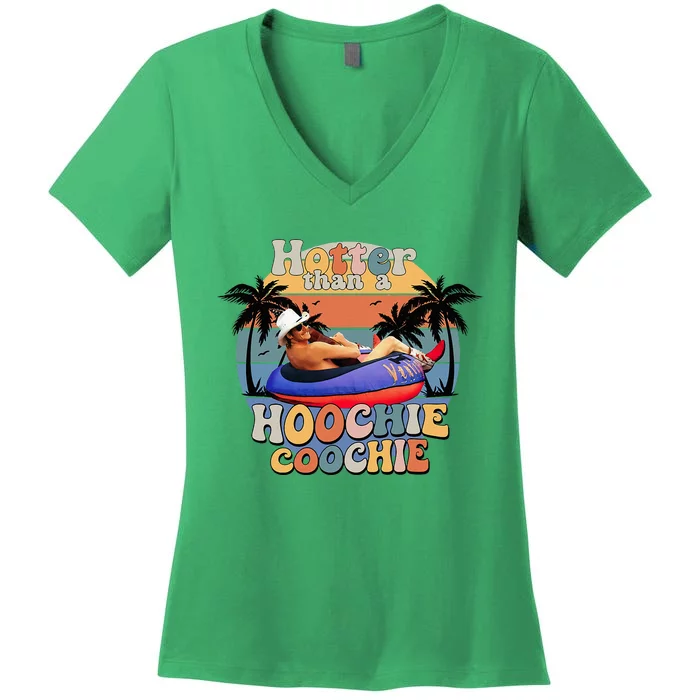 Hotter Than A Hoochie Coochie Women's V-Neck T-Shirt