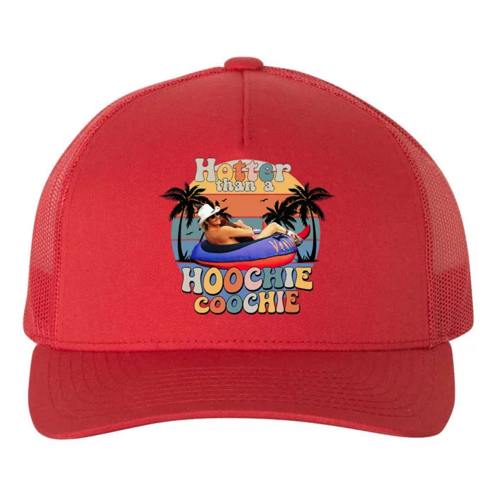 Hotter Than A Hoochie Coochie Yupoong Adult 5-Panel Trucker Hat