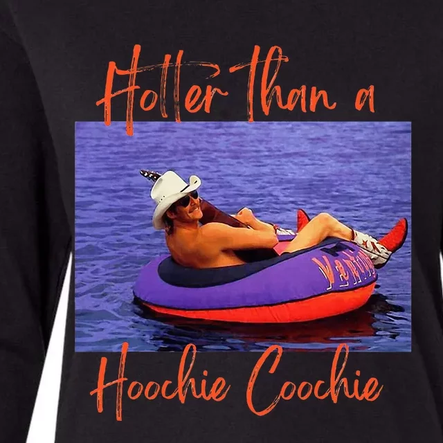 Hotter Than A Hoochie Coochie Womens Cotton Relaxed Long Sleeve T-Shirt