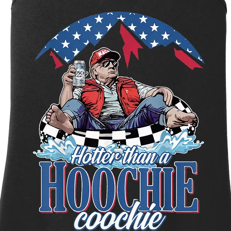 Hotter Than A Hoochie Coochie Funny Ladies Essential Tank