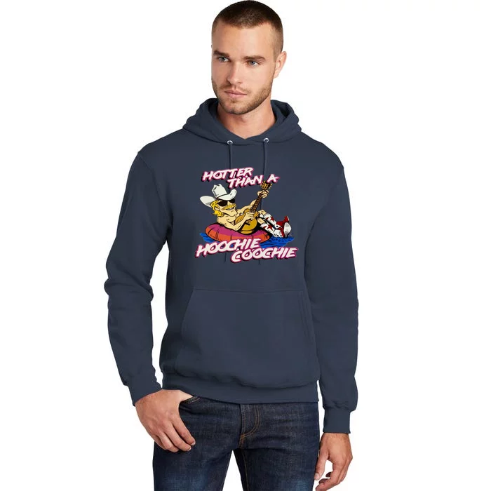 Hotter Than A Hoochie Coochie Alan Cartoon Jackson Vintage Tall Hoodie