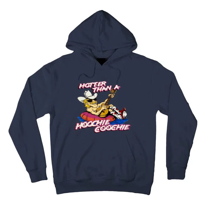 Hotter Than A Hoochie Coochie Alan Cartoon Jackson Vintage Tall Hoodie