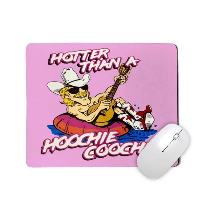 Hotter Than A Hoochie Coochie Alan Cartoon Jackson Vintage Mousepad