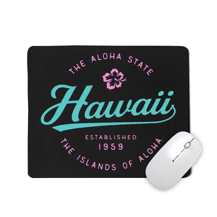 Hawaii The Aloha State Hawaii Mousepad