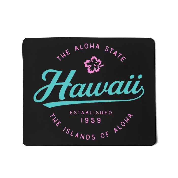 Hawaii The Aloha State Hawaii Mousepad