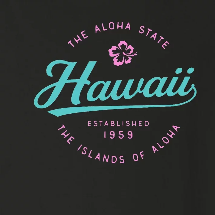 Hawaii The Aloha State Hawaii Toddler Long Sleeve Shirt