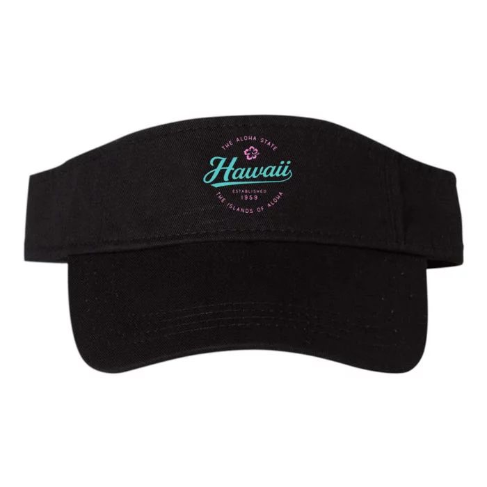 Hawaii The Aloha State Hawaii Valucap Bio-Washed Visor