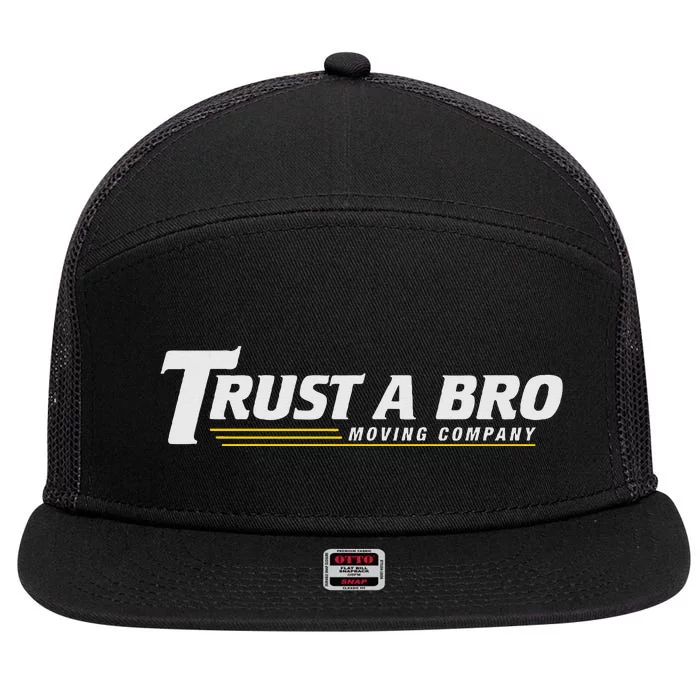 Hawkeye Trust A Bro Moving Company 7 Panel Mesh Trucker Snapback Hat