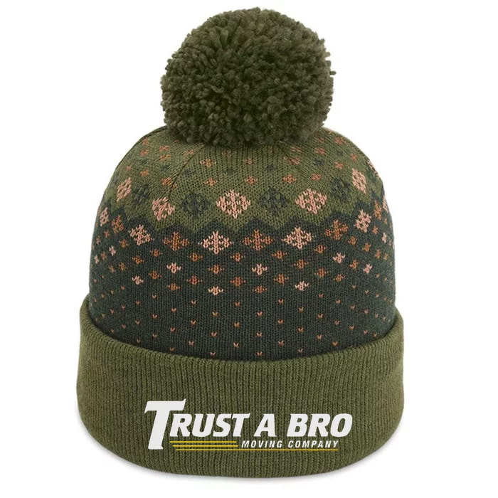 Hawkeye Trust A Bro Moving Company The Baniff Cuffed Pom Beanie