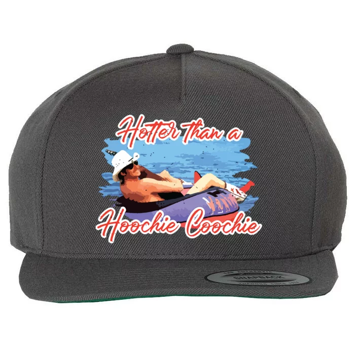 Hotter Than A Hoochie Coochie Country Wool Snapback Cap