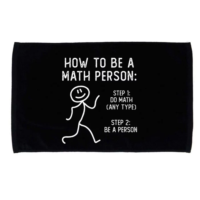 How To Be A Math Person Microfiber Hand Towel