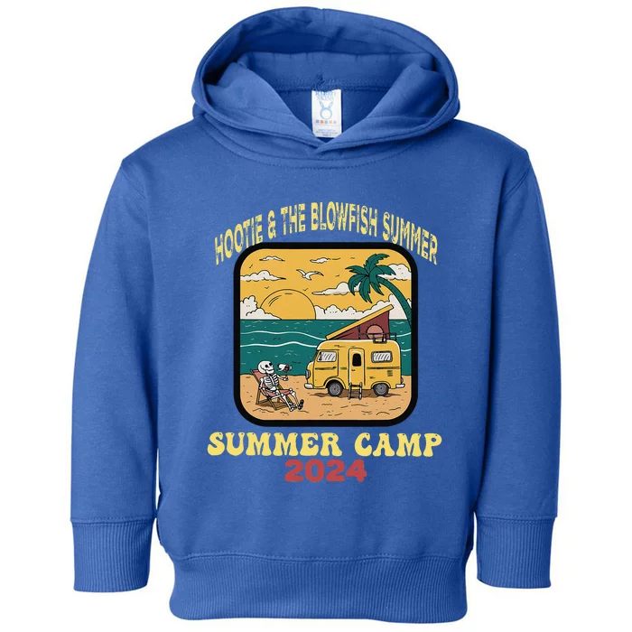 Hootie & The Blowfish Summer Camp 2024 Retro Fun Beach Toddler Hoodie