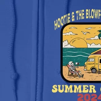 Hootie & The Blowfish Summer Camp 2024 Retro Fun Beach Full Zip Hoodie