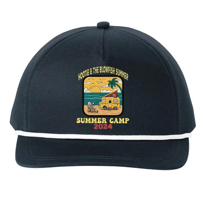 Hootie & The Blowfish Summer Camp 2024 Retro Fun Beach Snapback Five-Panel Rope Hat