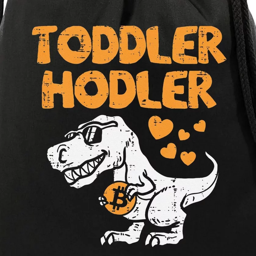 Hodler Trex Bitcoin BTC Crypto Cryptocurrency Drawstring Bag