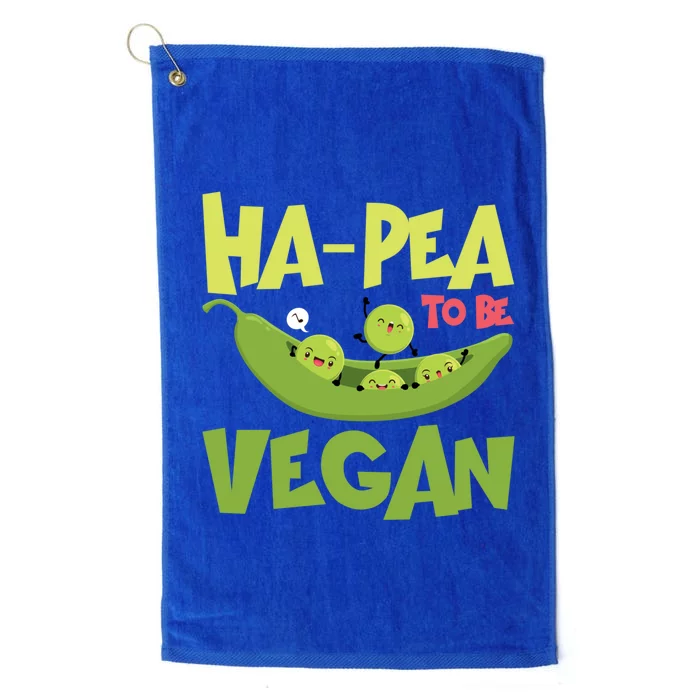 Hagiftpea To Be Vegan Funny Veganism Food Cool Gift Platinum Collection Golf Towel