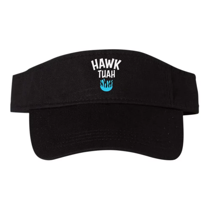 Hawk Tuah Bold And Fierce Design Valucap Bio-Washed Visor