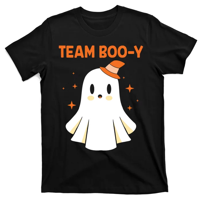 Halloween Team Booy Team Boy Gender Reveal T-Shirt