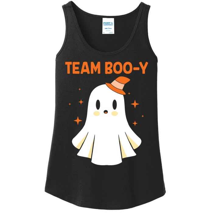 Halloween Team Booy Team Boy Gender Reveal Ladies Essential Tank