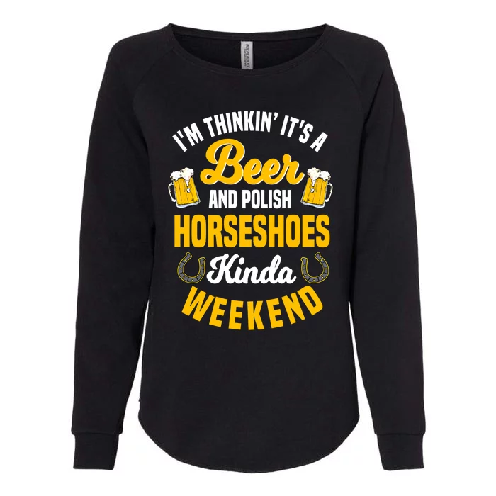 Horseshoe Trimming Beer Lover Ferrier Cow Cow Gift Womens California Wash Sweatshirt