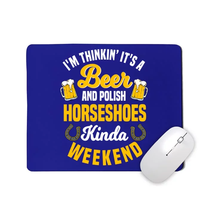 Horseshoe Trimming Beer Lover Ferrier Cow Cow Gift Mousepad