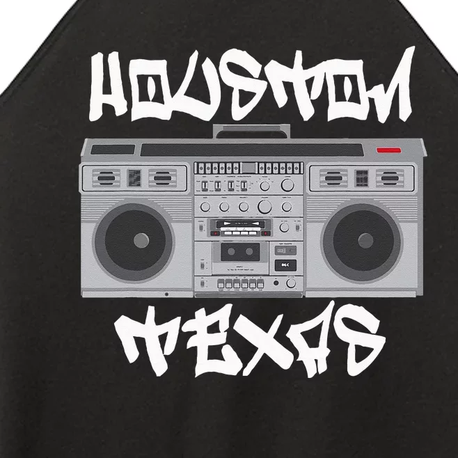 Houston Texas Boom Box Women’s Perfect Tri Rocker Tank