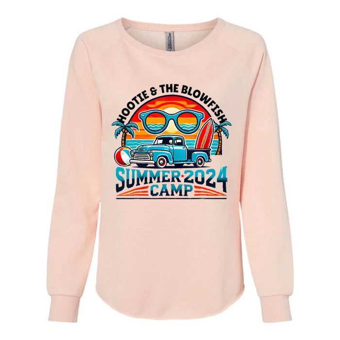 Hootie The Blowfish Summer 2024 Camping With Trucks Womens California Wash Sweatshirt