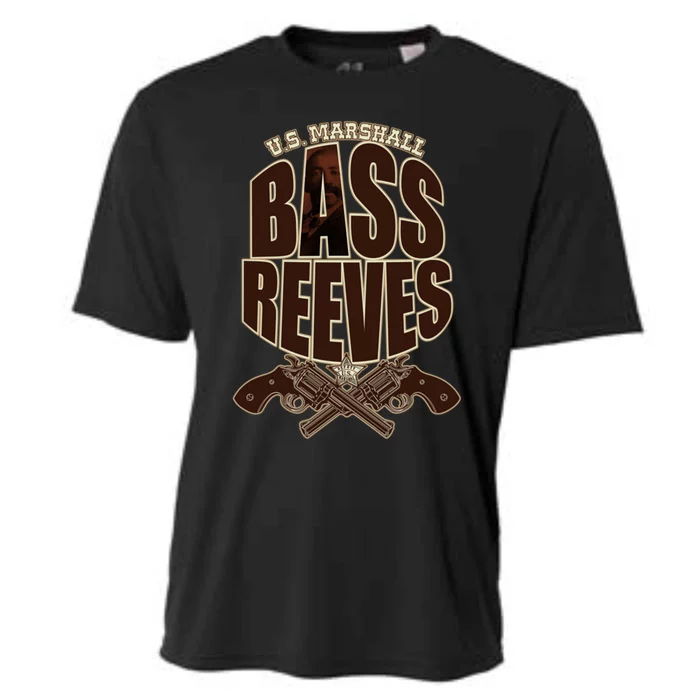 Historically Tee Bass Reeves Great Gift Black Small Cooling Performance Crew T-Shirt