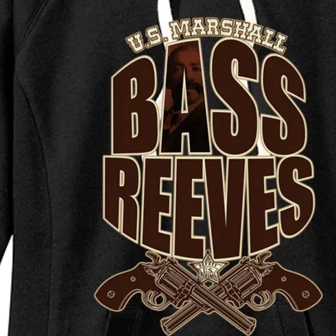 Historically Tee Bass Reeves Great Gift Black Small Women's Fleece Hoodie