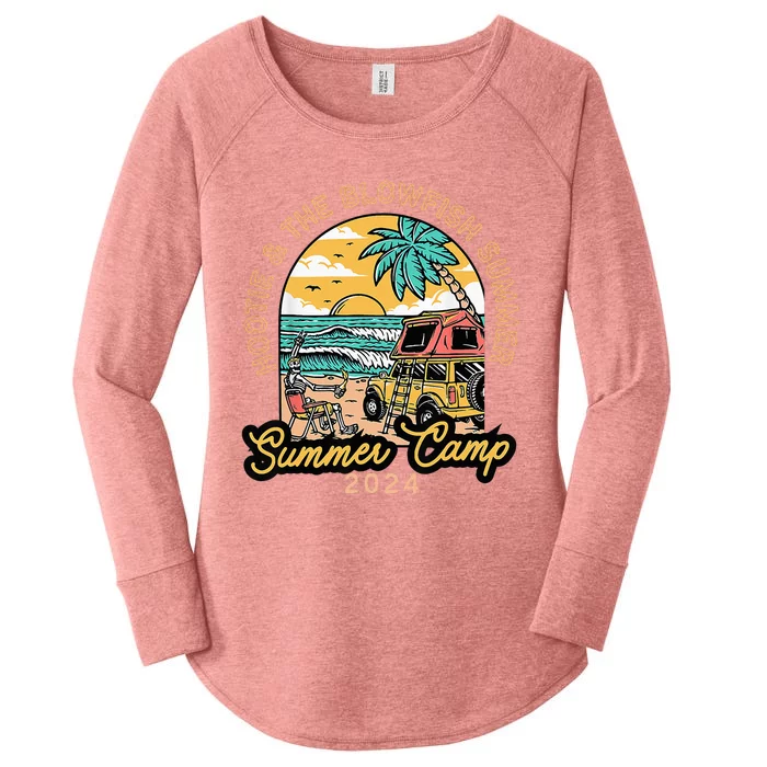 Hootie & The Blowfish Summer Camp 2024 Camping With Trucks Women's Perfect Tri Tunic Long Sleeve Shirt