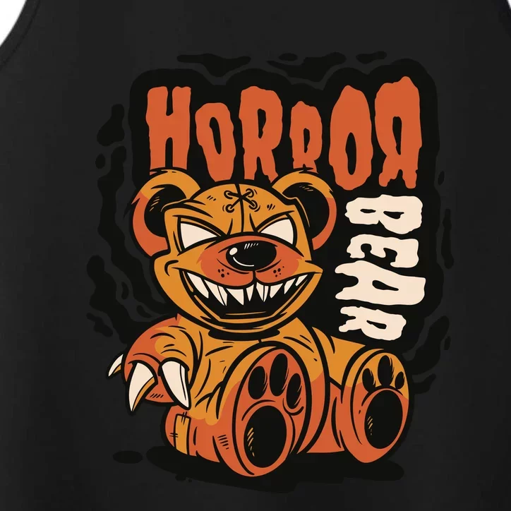 Horror Teddy Bear Performance Tank