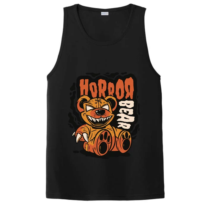 Horror Teddy Bear Performance Tank