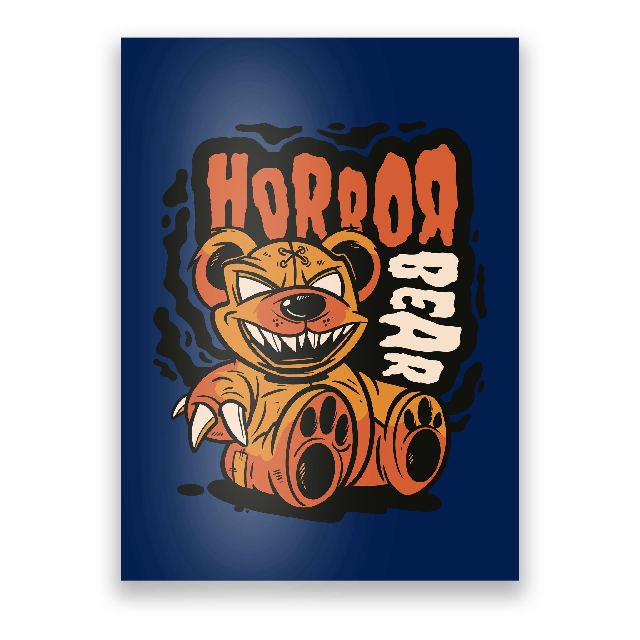 Horror Teddy Bear Poster | TeeShirtPalace
