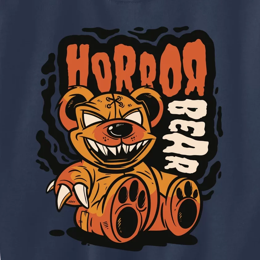 Horror Teddy Bear Kids Sweatshirt